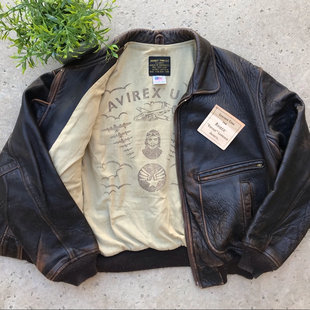 Avirex Vintage 1990’s G-2 US Navy Leather Bomber